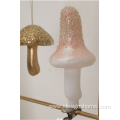 Mushroom Glass Christmas Tree Ornament